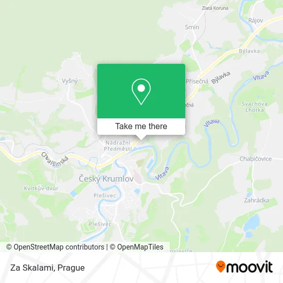 Карта Za Skalami