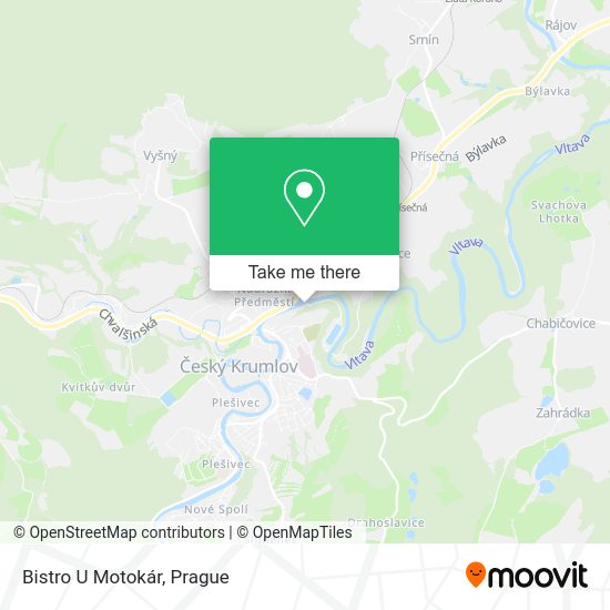 Карта Bistro U Motokár