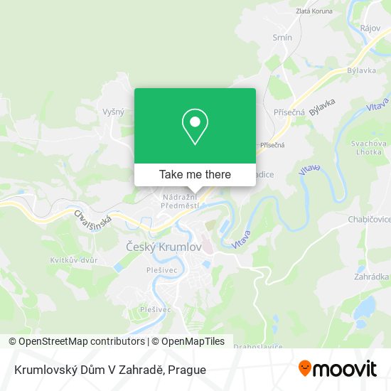 Krumlovský Dům V Zahradě map