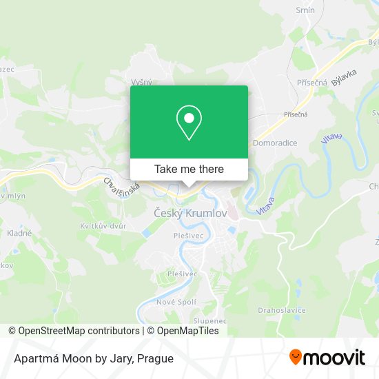 Apartmá Moon by Jary map