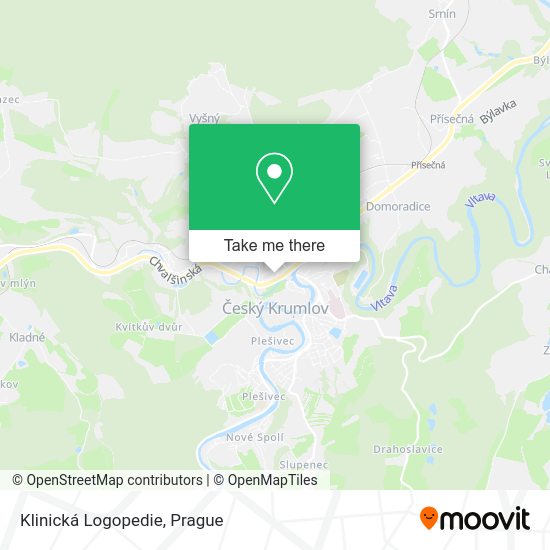 Карта Klinická Logopedie