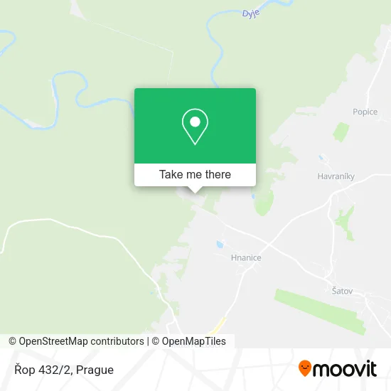 Карта Řop 432/2