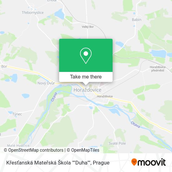 Křesťanská Mateřská Škola ""Duha"" map