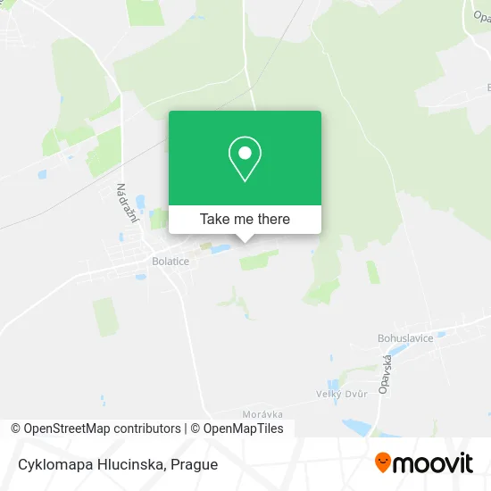 Карта Cyklomapa Hlucinska