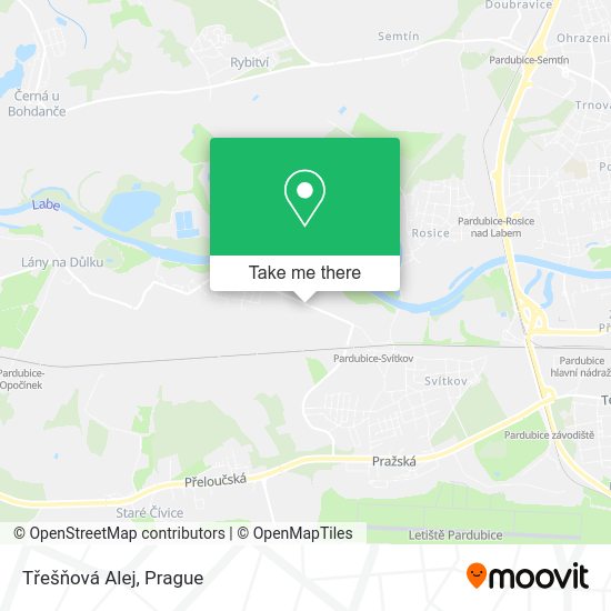 Třešňová Alej map