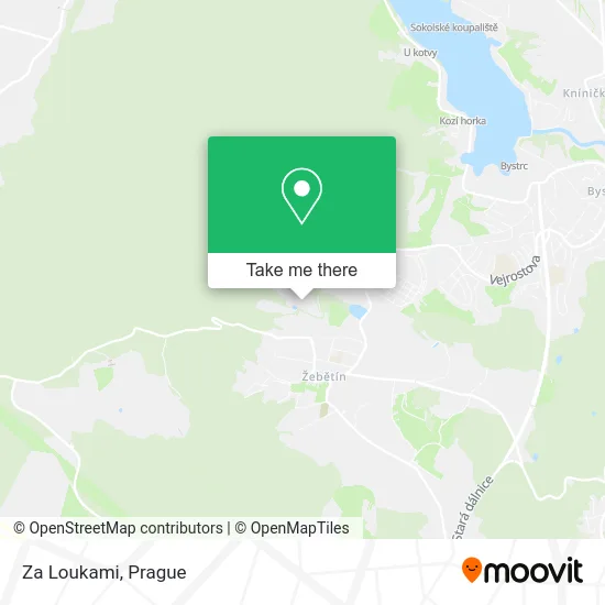 Карта Za Loukami