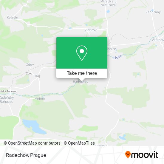 Карта Radechov