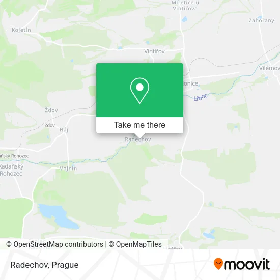 Карта Radechov