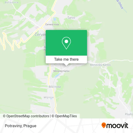 Карта Potraviny