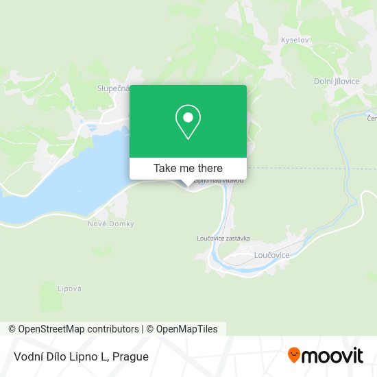 Vodní Dílo Lipno L map