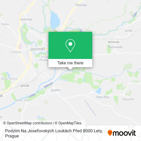 Podzim Na Josefovských Loukách Před 8000 Lety map