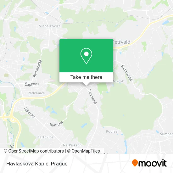 Карта Havláskova Kaple