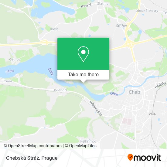 Chebská Stráž map