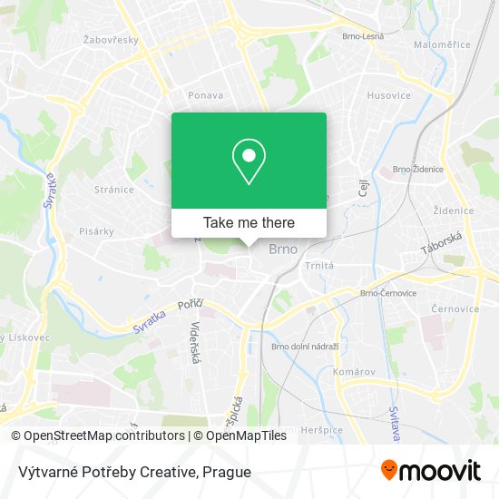 Výtvarné Potřeby Creative map