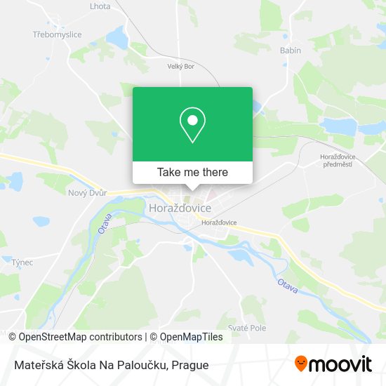 Mateřská Škola Na Paloučku map