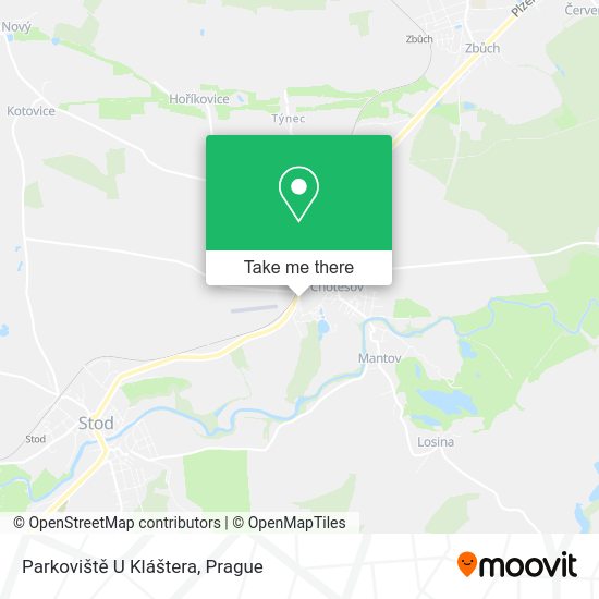Parkoviště U Kláštera map