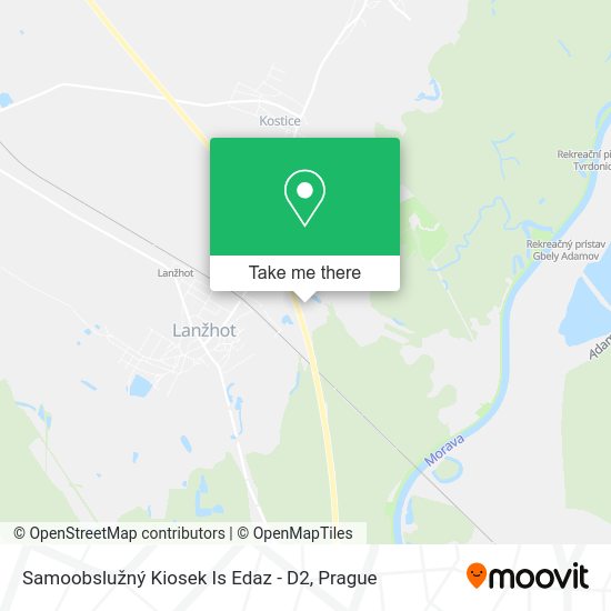Samoobslužný Kiosek Is Edaz - D2 map
