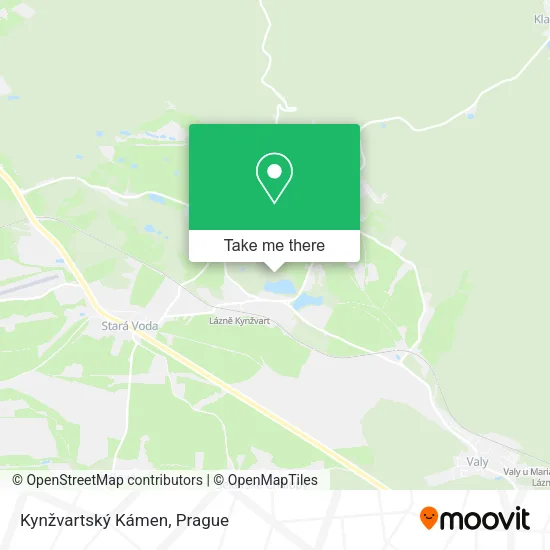 Kynžvartský Kámen map