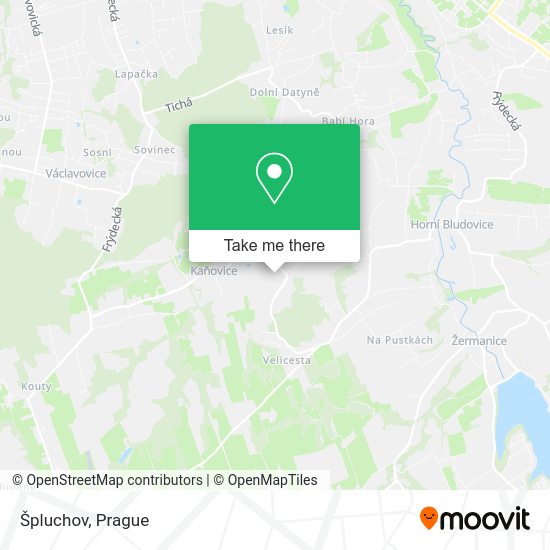Карта Špluchov