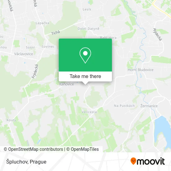 Карта Špluchov