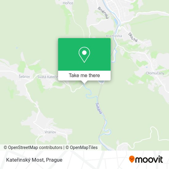 Kateřinský Most map