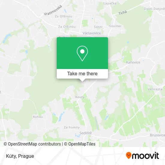 Kúty map