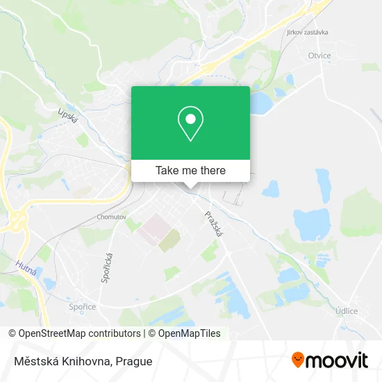 Карта Městská Knihovna
