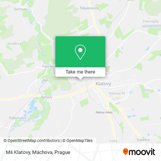 Mš Klatovy, Máchova map