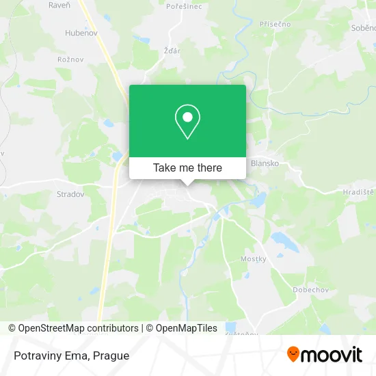 Карта Potraviny Ema