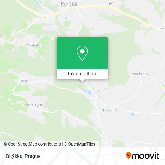 Карта Bitýška