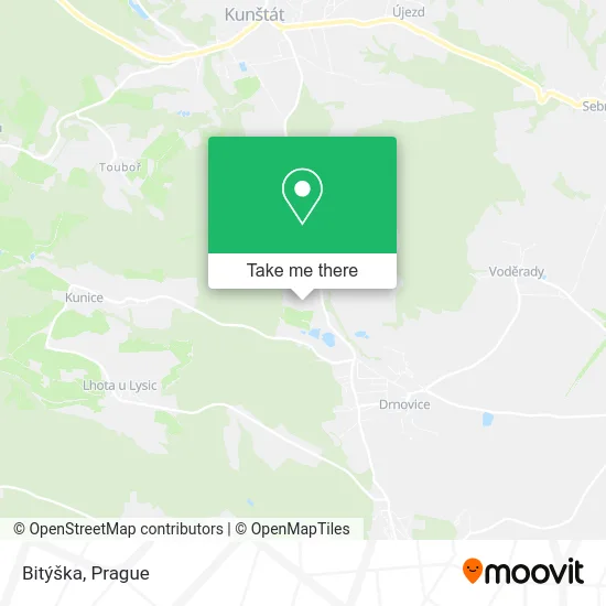 Карта Bitýška