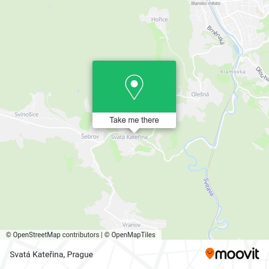Svatá Kateřina map