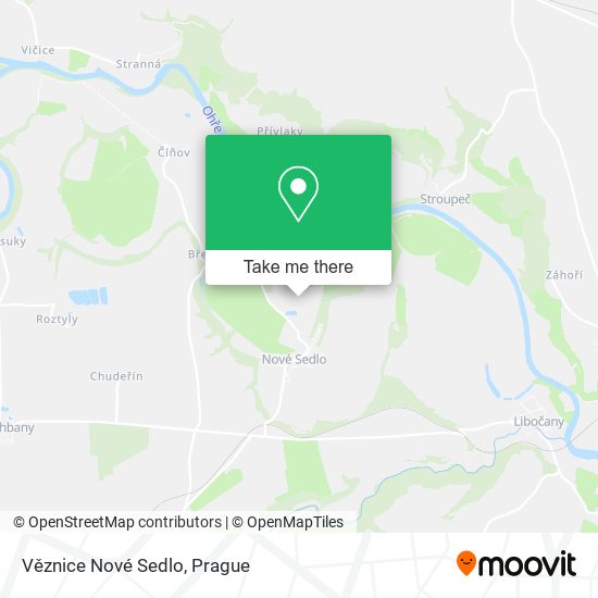 Věznice Nové Sedlo map