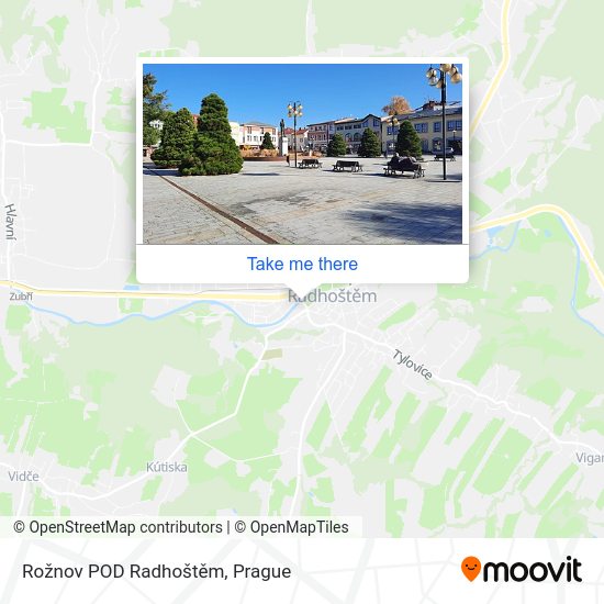 Rožnov POD Radhoštěm map