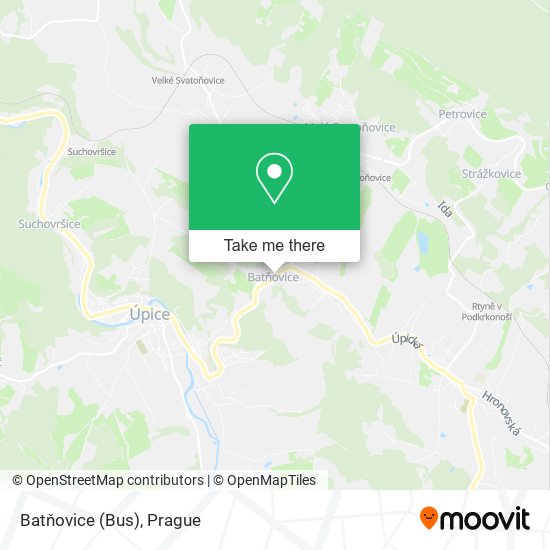 Карта Batňovice (Bus)