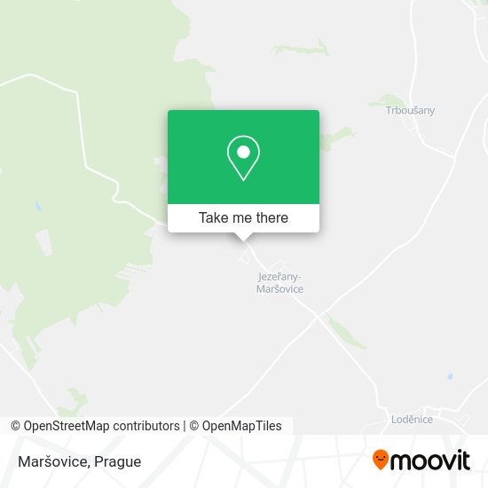 Карта Maršovice