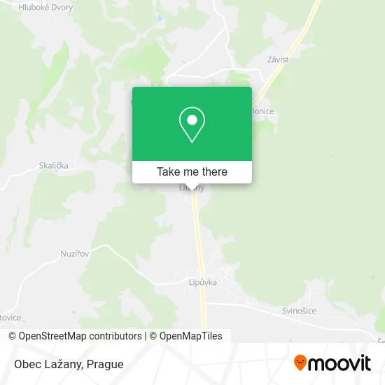 Карта Obec Lažany