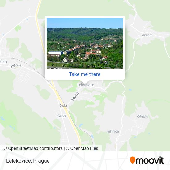 Карта Lelekovice
