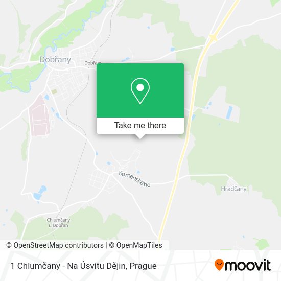 1  Chlumčany - Na Úsvitu Dějin map