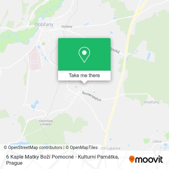 6  Kaple Matky Boží Pomocné - Kulturní Památka map