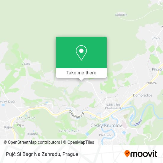 Půjč Si Bagr Na Zahradu map