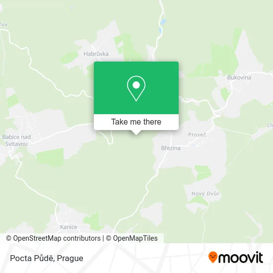 Карта Pocta Půdě