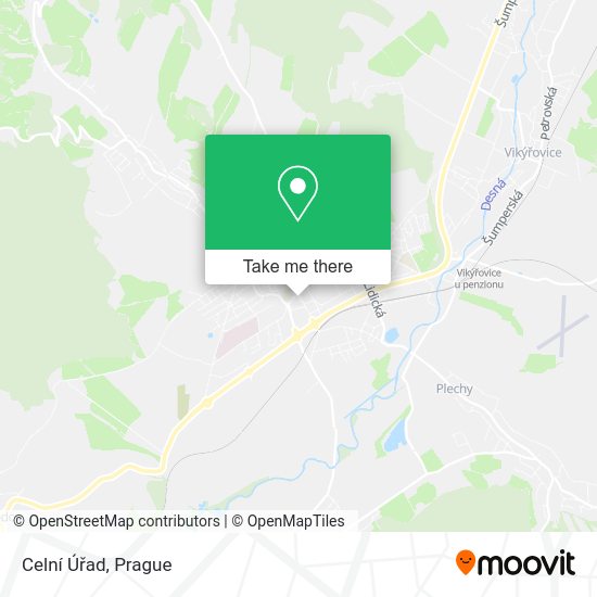 Celní Úřad map