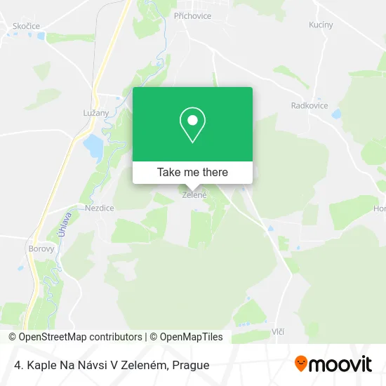 Карта 4. Kaple Na Návsi V Zeleném