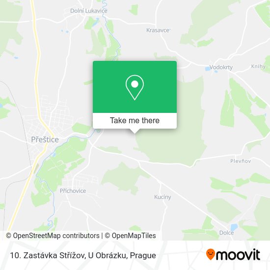 10. Zastávka Střížov, U Obrázku map