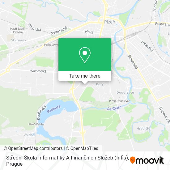 Střední Škola Informatiky A Finančních Služeb (Infis) map