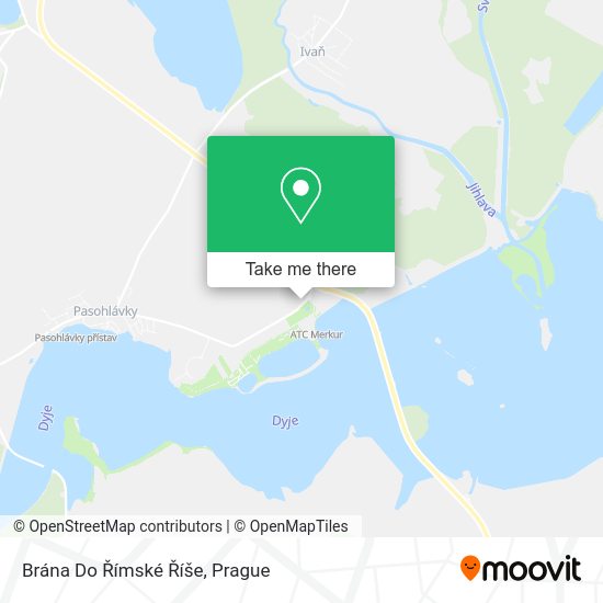 Brána Do Římské Říše map