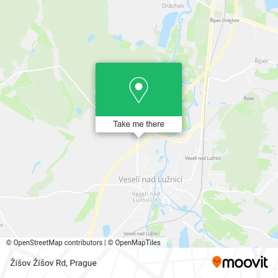 Карта Žíšov Žíšov Rd