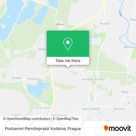 Карта Podzemní Pernštejnská Vodárna