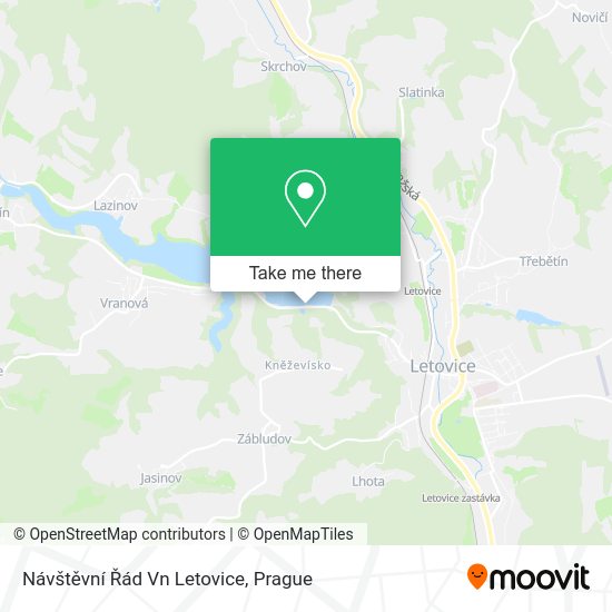Návštěvní Řád Vn Letovice map